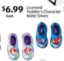 Licensed Toddler's Character Water Shoes
