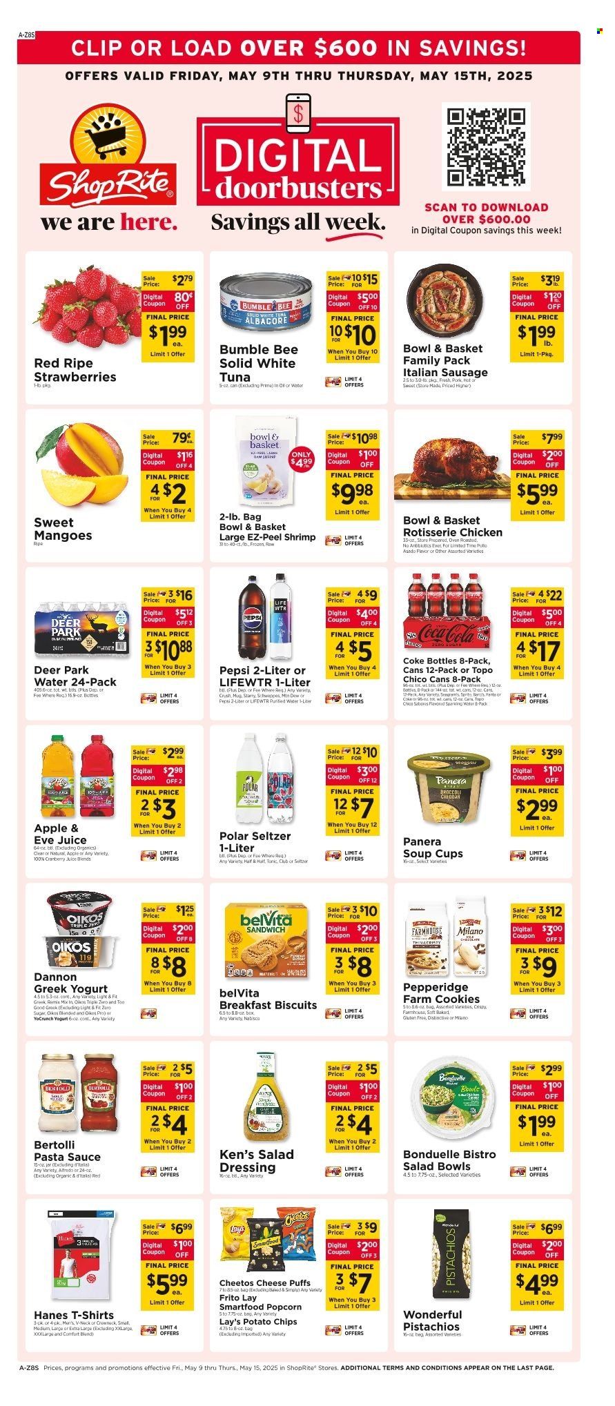 ShopRite ad  - 05.09.2025 - 05.15.2025.