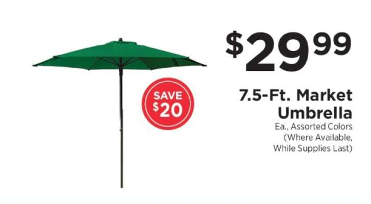 7.5-Ft. Market Umbrella