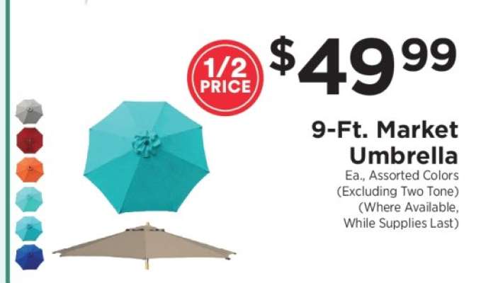 9-ft Market Umbrella