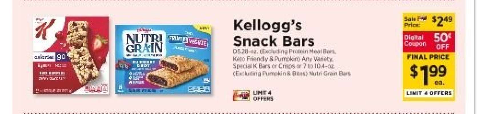 Kellogg's Snack Bars