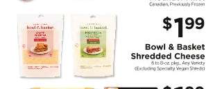 Bowl & Basket Shredded Cheese