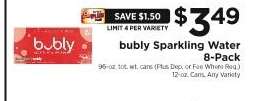 bubly Sparkling Water 8-Pack