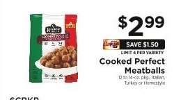 Cooked Perfect Meatballs