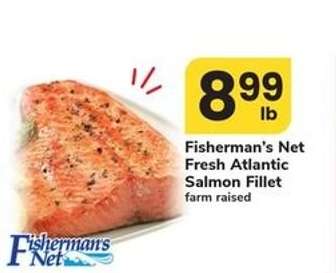 Fisherman's Net Fresh Atlantic Salmon Fillet