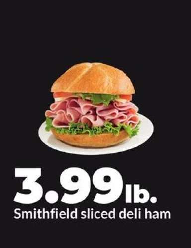 Smithfield sliced deli ham
