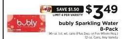 bubly Sparkling Water 8-Pack