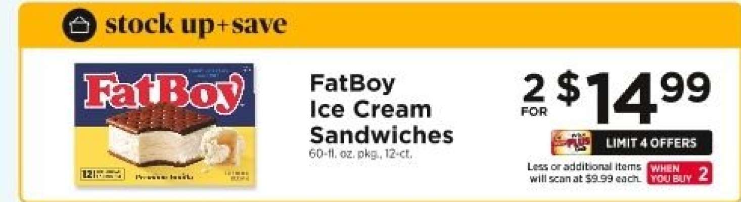 FatBoy Ice Cream Sandwiches