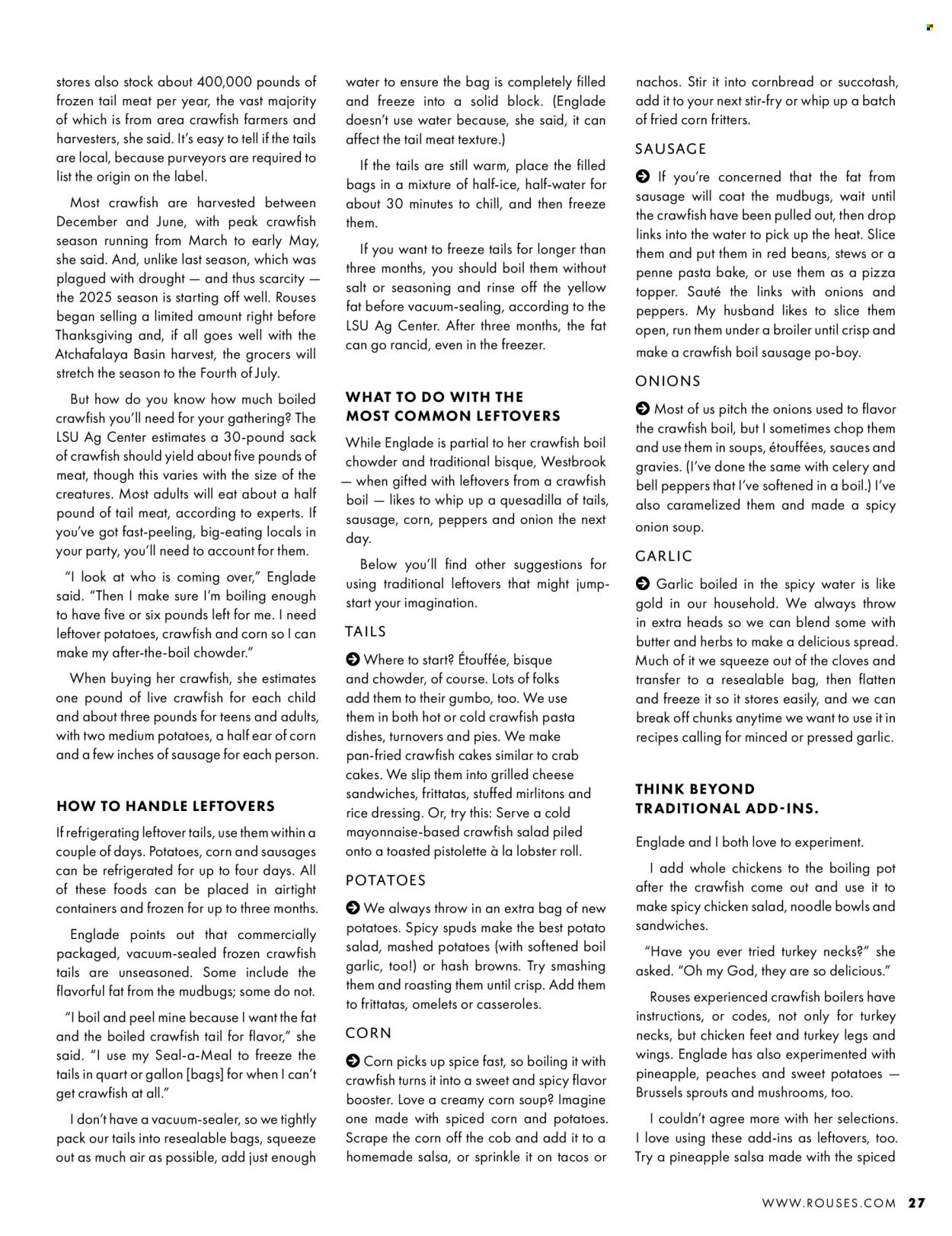 Rouses Markets ad . Page 29