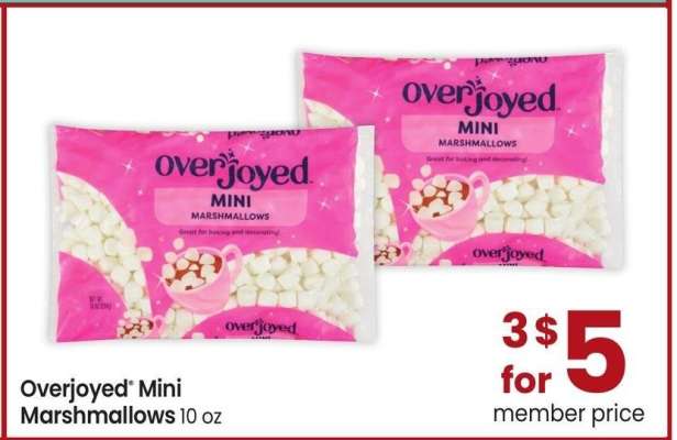 Overjoyed® Mini Marshmallows - 10 oz