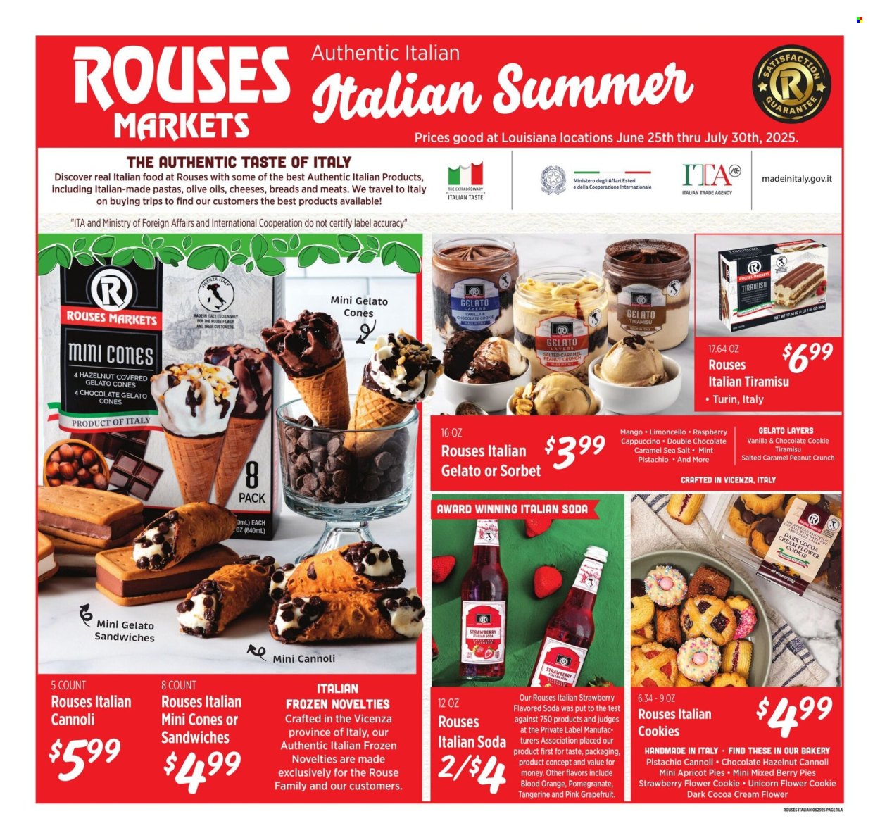 Rouses Markets ad  - 06.25.2025 - 07.30.2025. Page 1