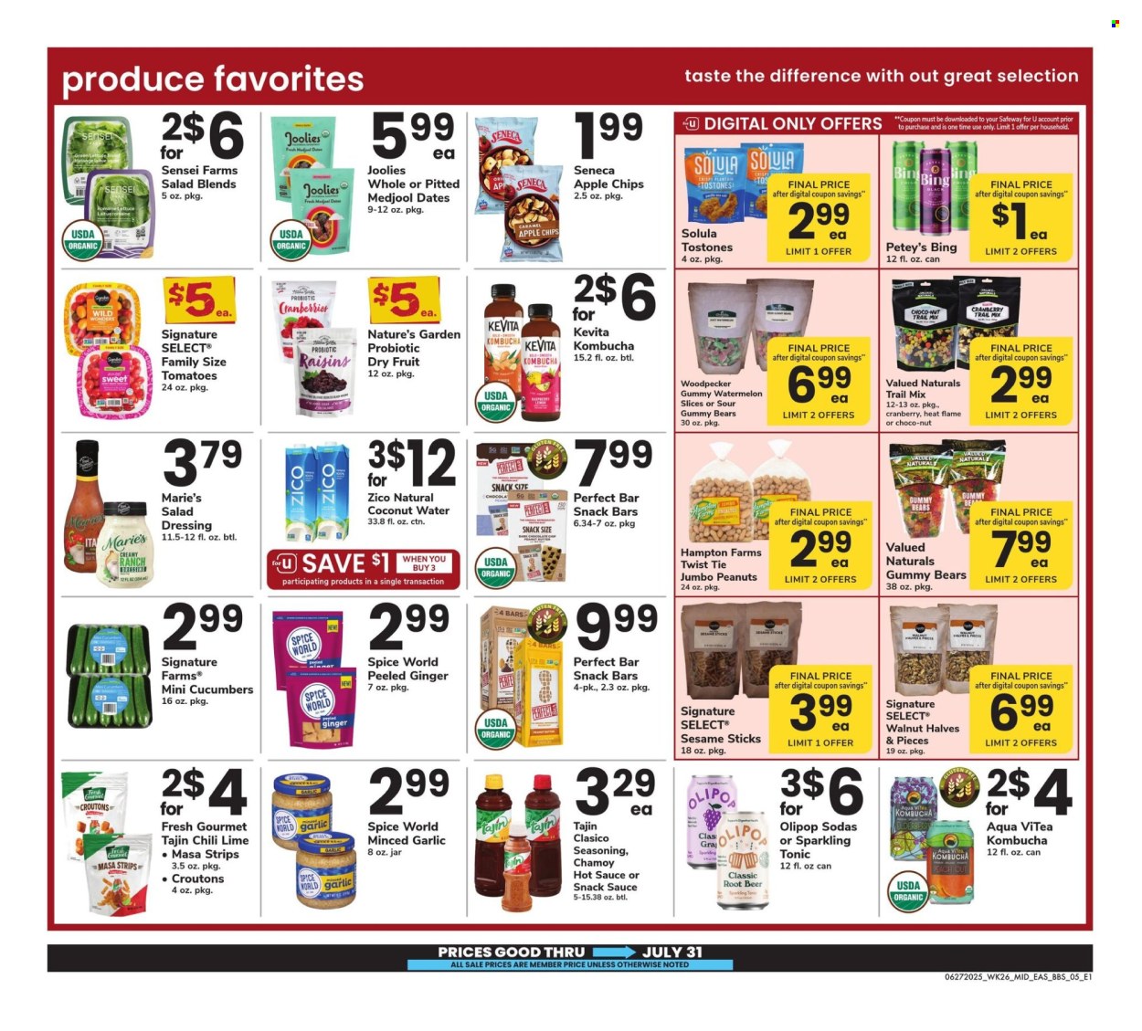 Safeway ad  - 06.27.2025 - 07.31.2025. Page 5
