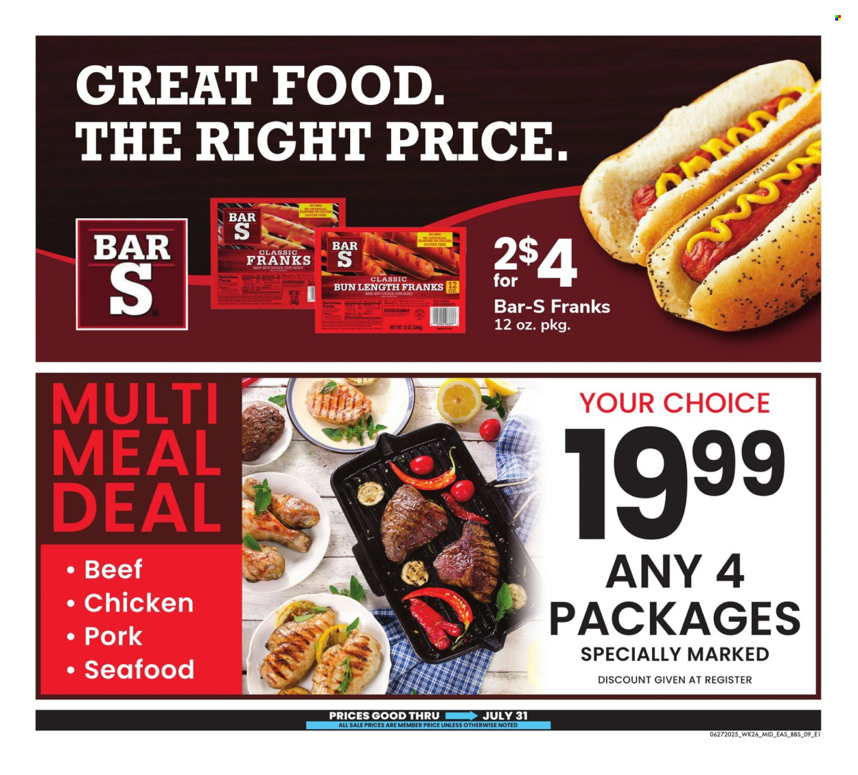 Safeway ad  - 06.27.2025 - 07.31.2025. Page 9