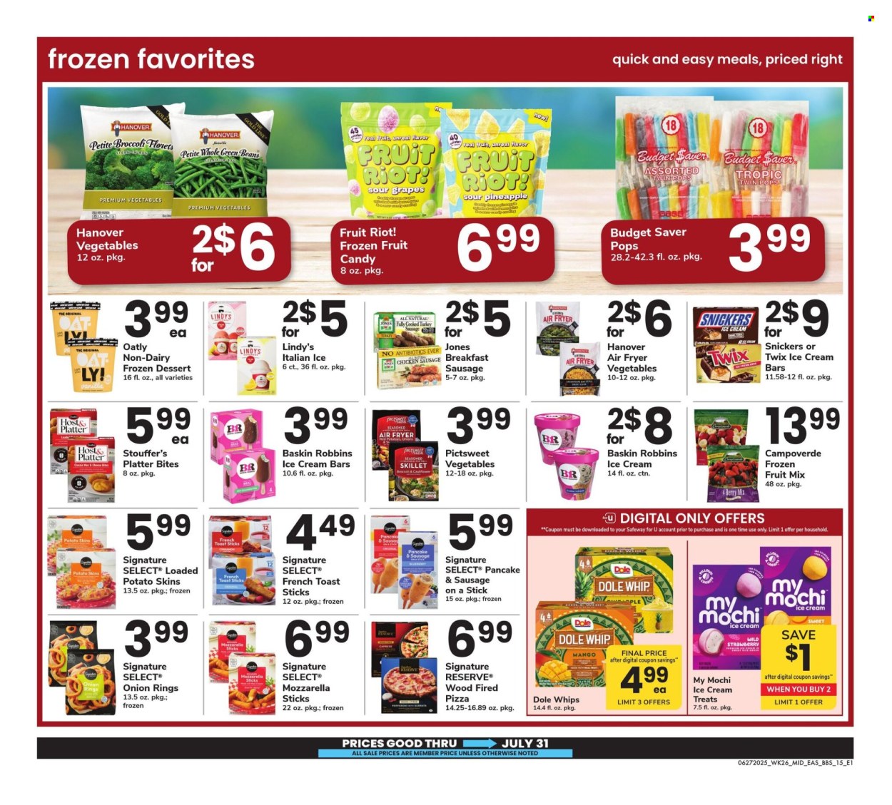 Safeway ad  - 06.27.2025 - 07.31.2025. Page 15