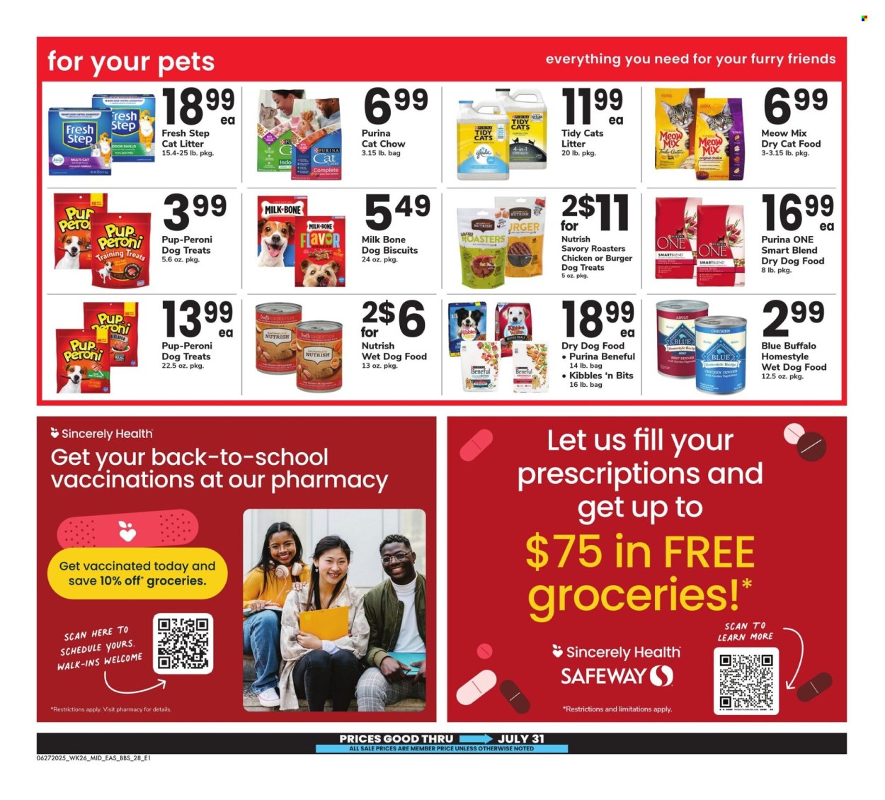 Safeway ad  - 06.27.2025 - 07.31.2025. Page 28