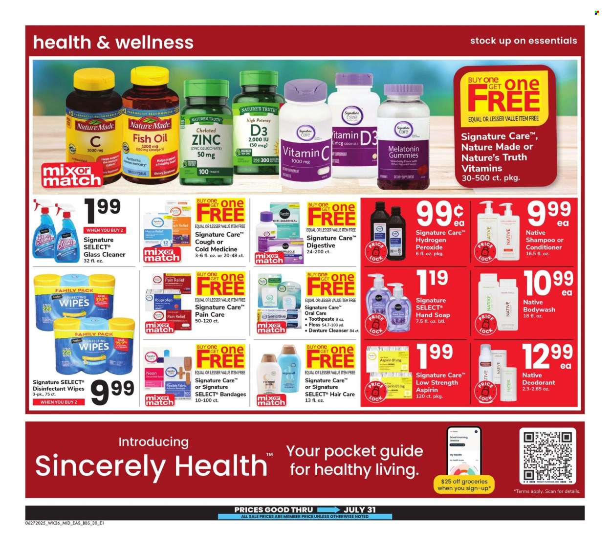 Safeway ad  - 06.27.2025 - 07.31.2025. Page 30
