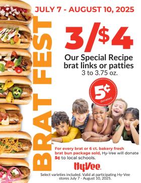 Hy-Vee - Brat-Fest Fund Raiser for Local Schools