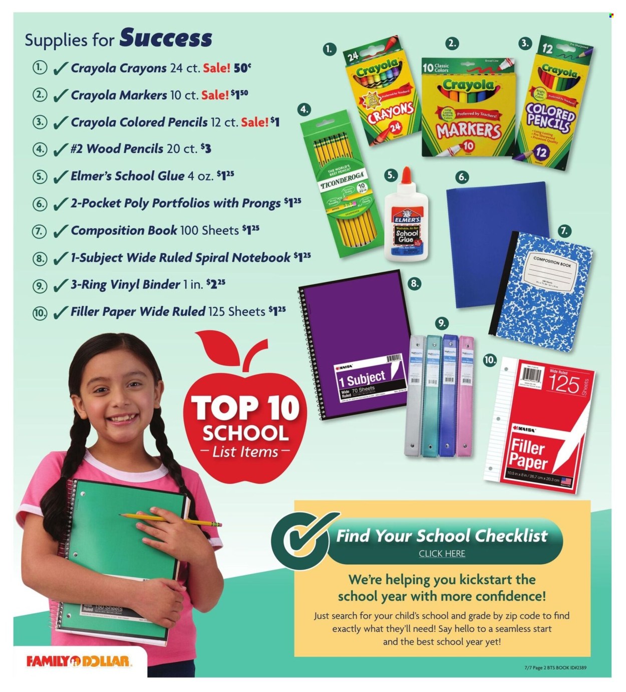 Family Dollar ad  - 07.07.2025 - 09.01.2025. Page 2