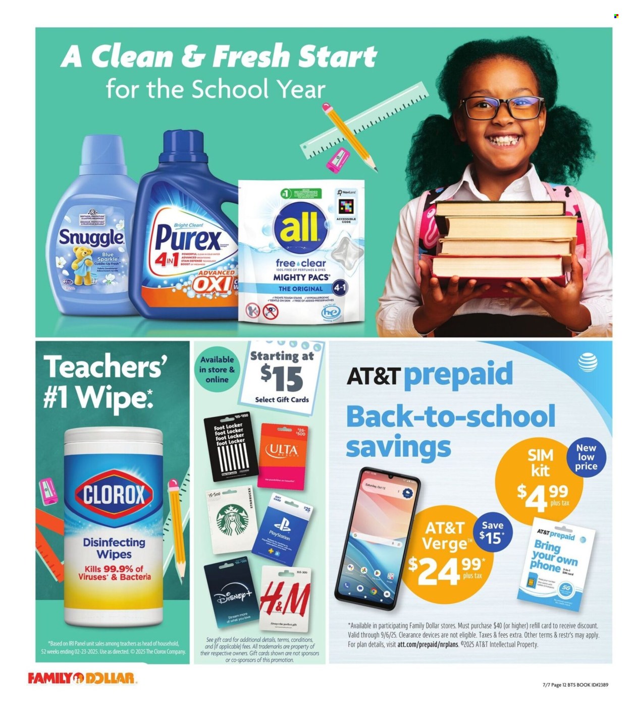 Family Dollar ad  - 07.07.2025 - 09.01.2025. Page 12