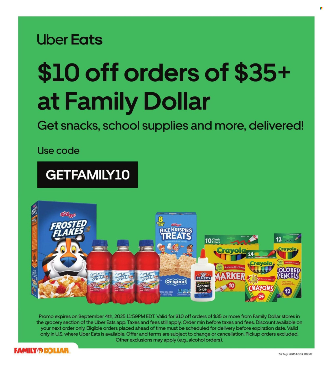 Family Dollar ad  - 07.07.2025 - 09.01.2025. Page 15