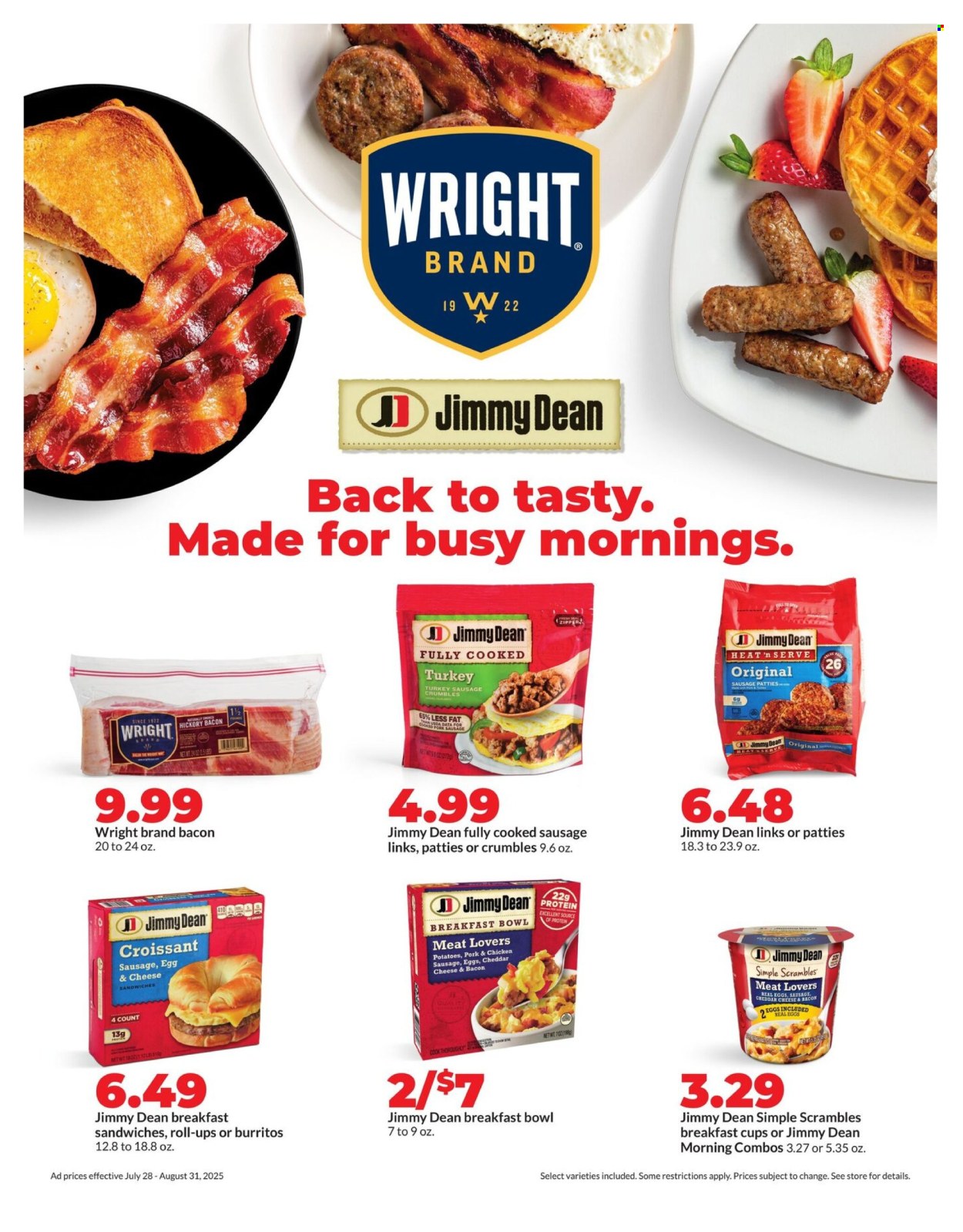 Hy-Vee ad  - 07.28.2025 - 08.31.2025. Page 11