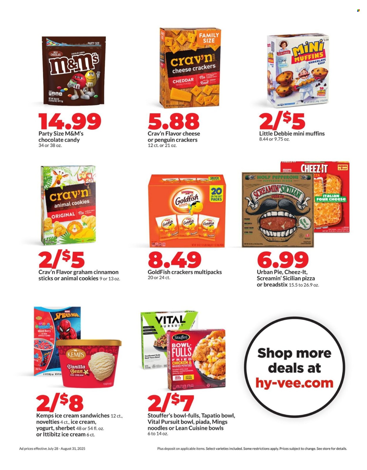 Hy-Vee ad  - 07.28.2025 - 08.31.2025. Page 21