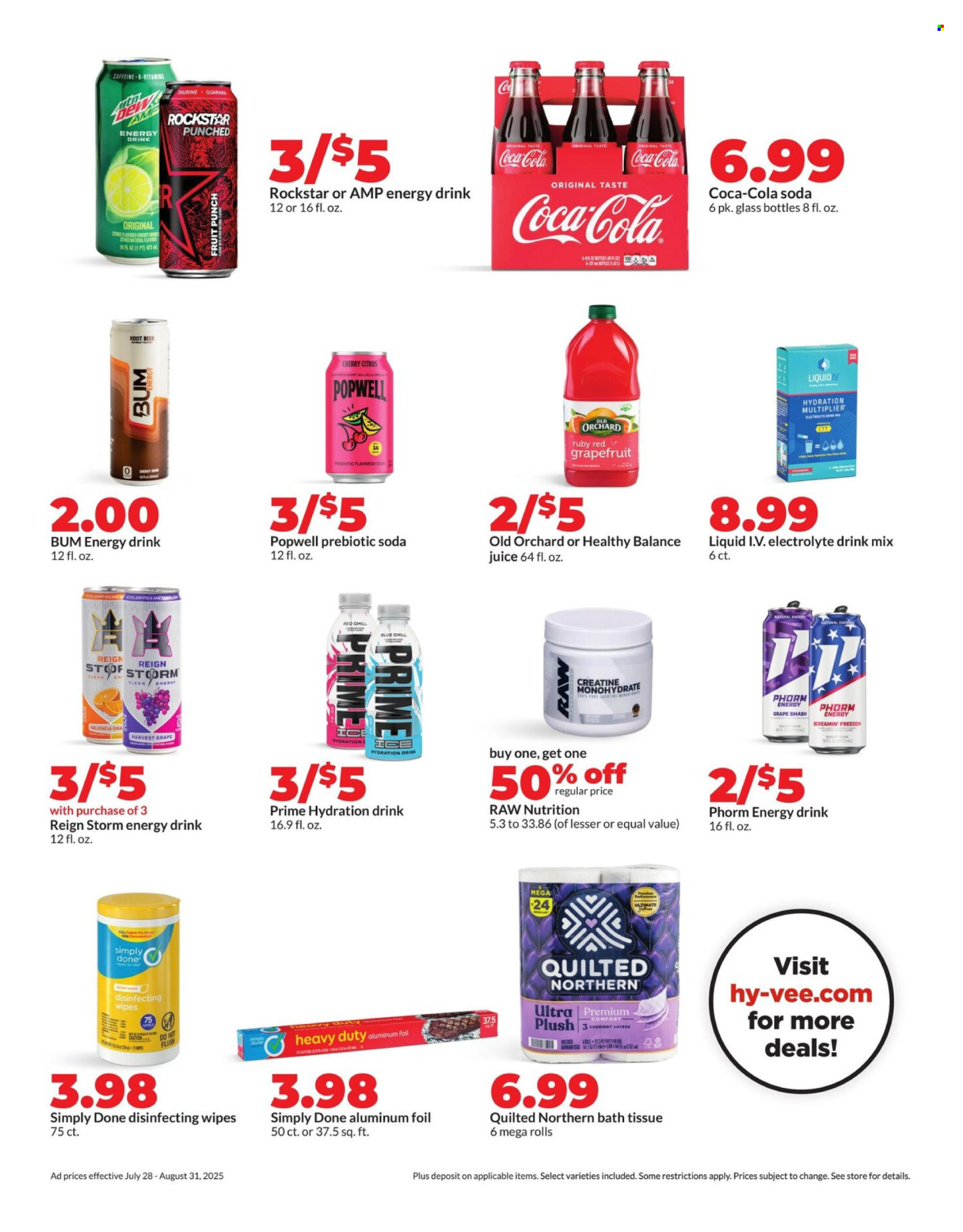 Hy-Vee ad  - 07.28.2025 - 08.31.2025. Page 23