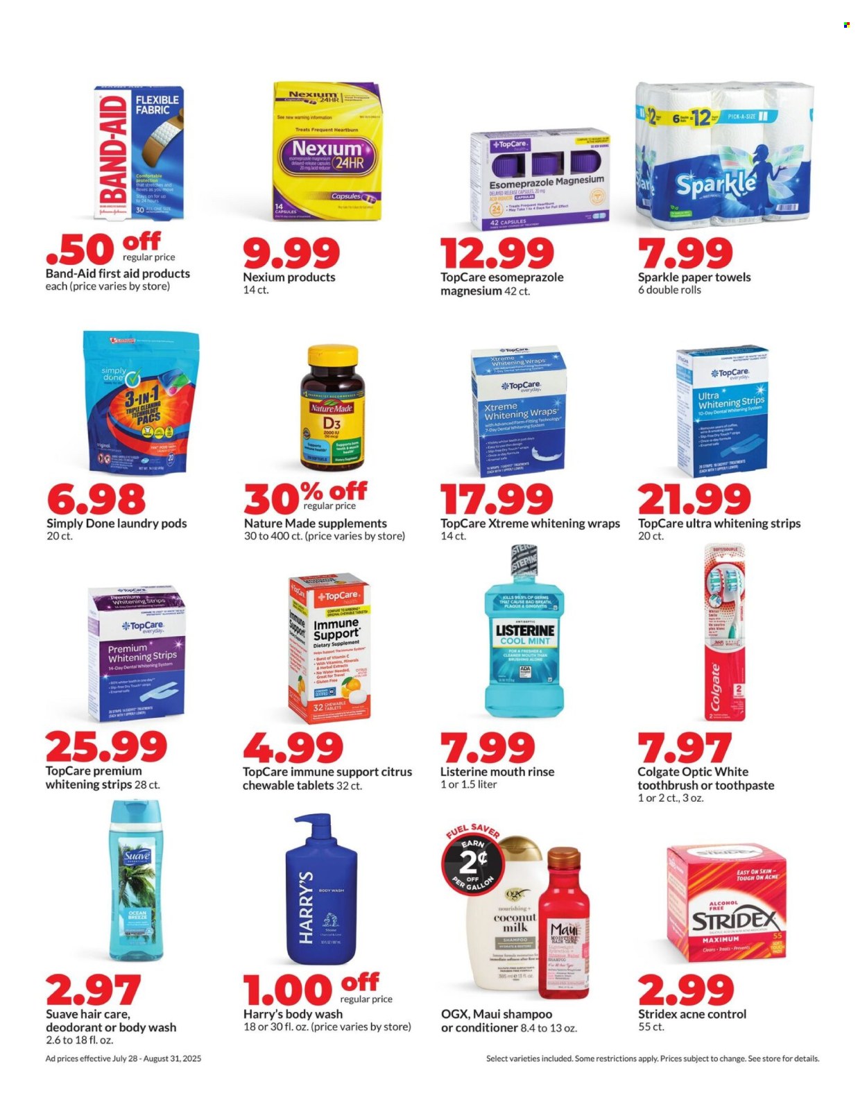 Hy-Vee ad  - 07.28.2025 - 08.31.2025. Page 24