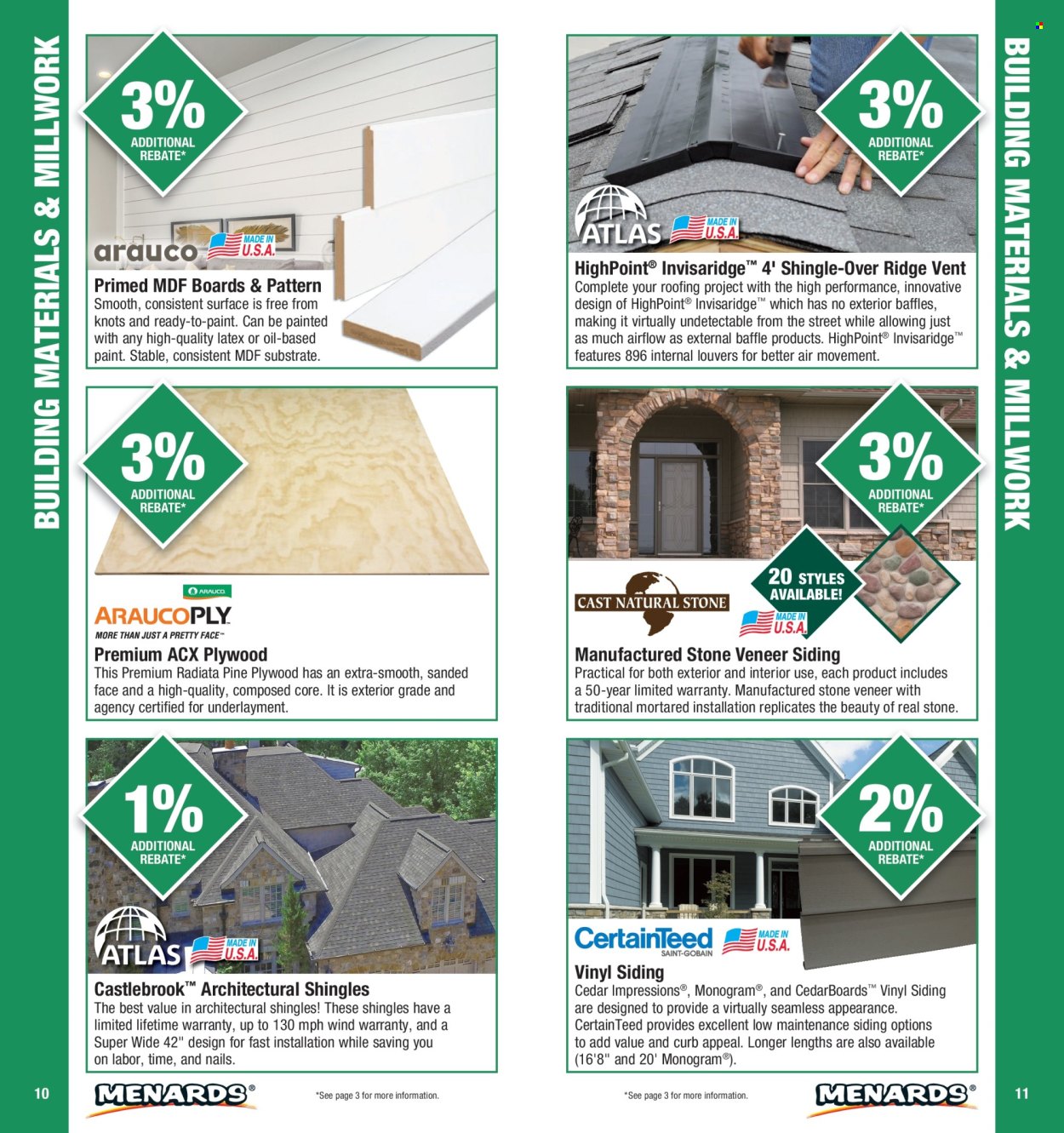Menards ad  - 01.01.2026 - 12.31.2026. Page 6