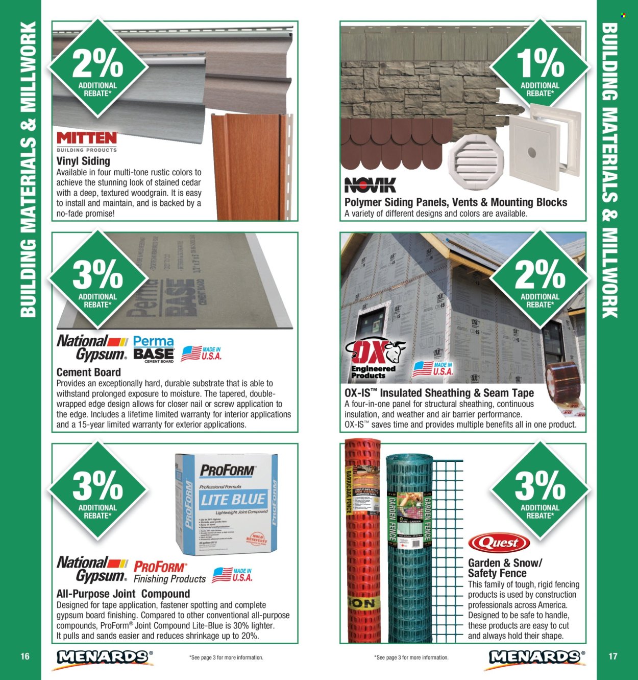 Menards ad  - 01.01.2026 - 12.31.2026. Page 9