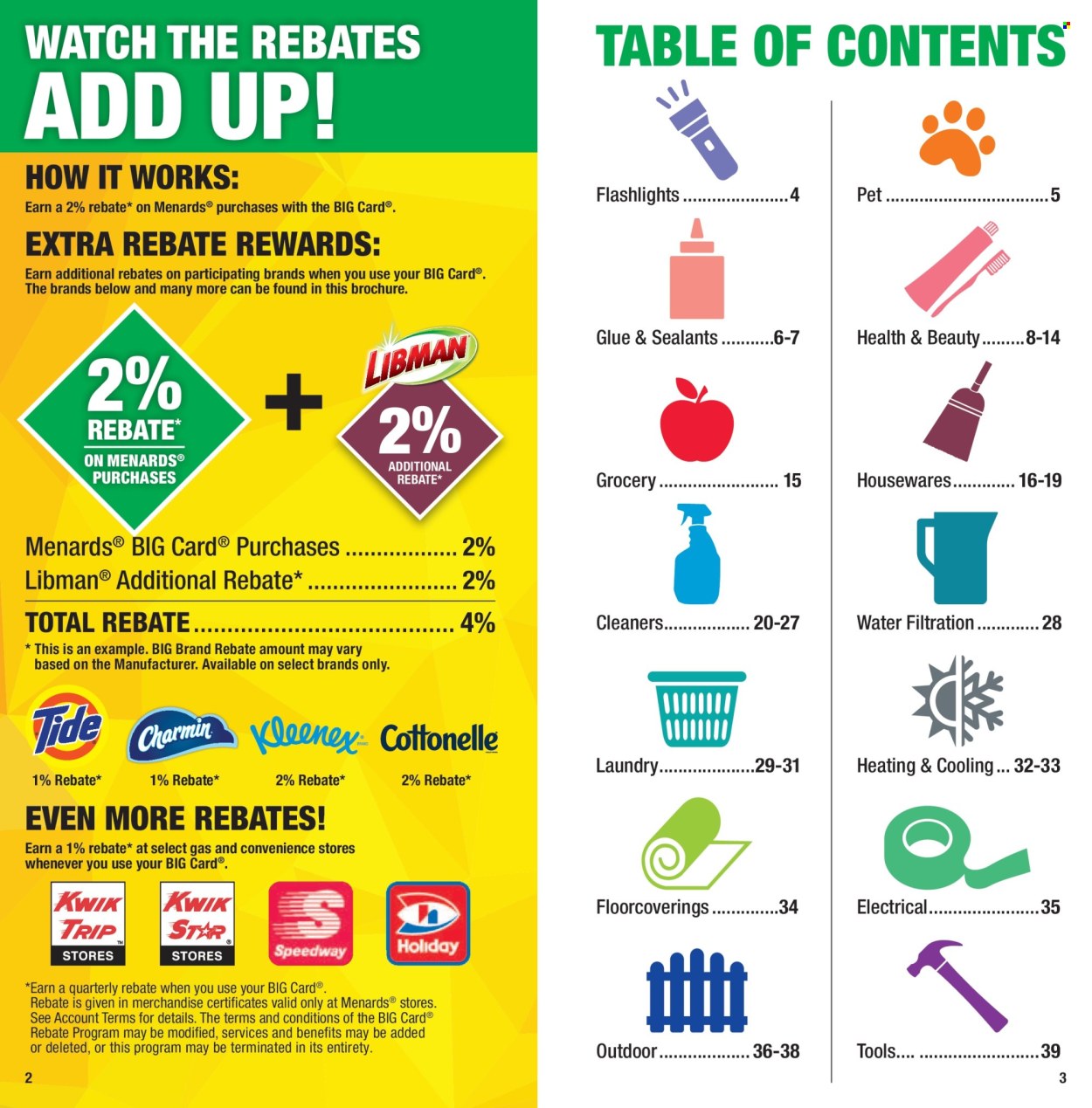 Menards ad  - 01.01.2026 - 12.31.2026. Page 2