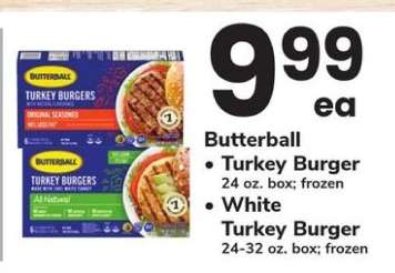 Butterball Turkey Burger