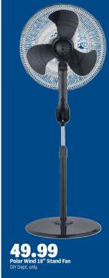Polar Wind 18" Stand Fan*