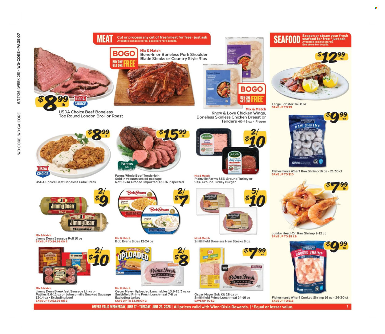 Winn Dixie ad  - 06.17.2026 - 06.23.2026. Page 7