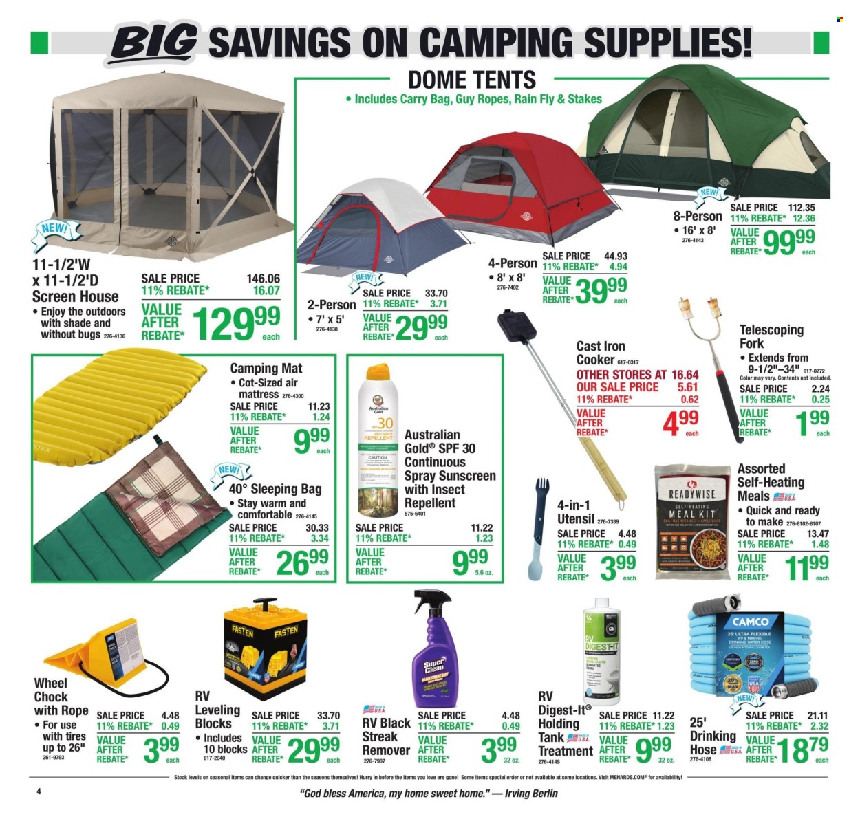 Menards ad  - 06.18.2026 - 06.28.2026. Page 7