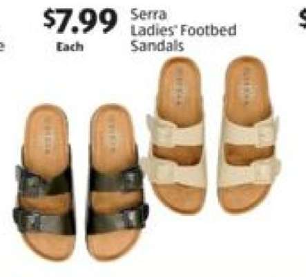 Serra Ladies' Footbed Sandals