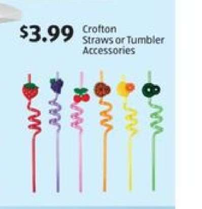 Crofton Straws or Tumbler Accessories