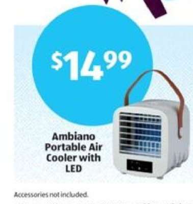 Ambiano Portable Air Cooler with LED