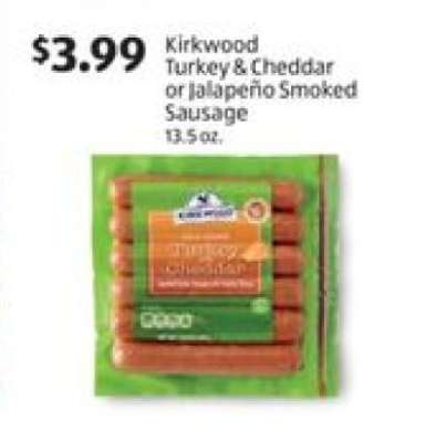 Kirkwood Turkey & Cheddar or Jalapeño Smoked Sausage