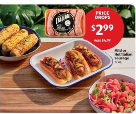Mild or Hot Italian Sausage