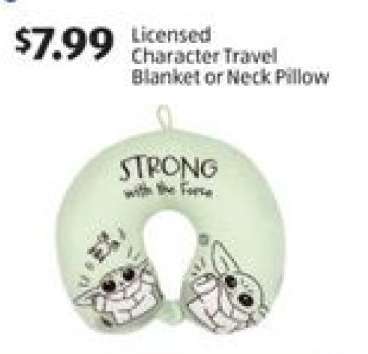 Licensed Character Travel Blanket or Neck Pillow