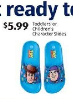 Toddlers' or Children's Character Slides