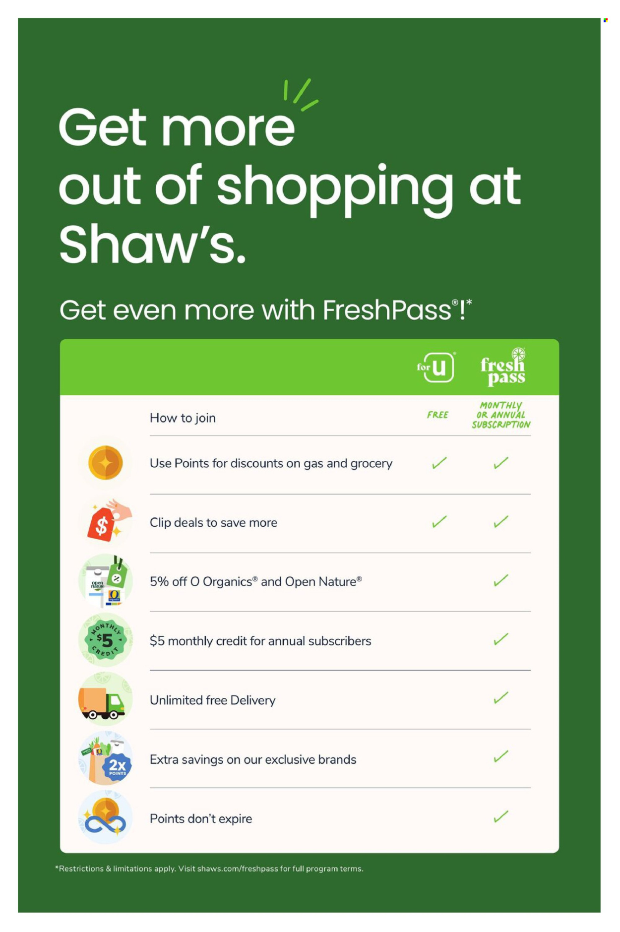 Shaw’s ad  - 06.19.2026 - 06.25.2026. Page 10