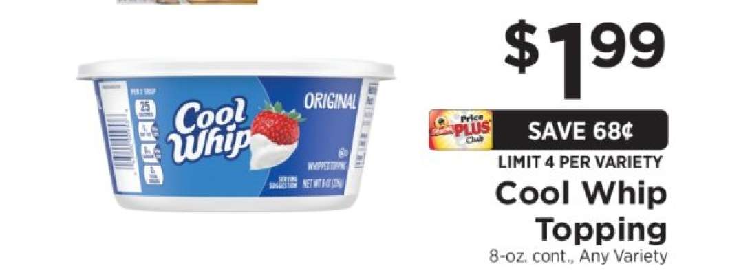 Cool Whip topping