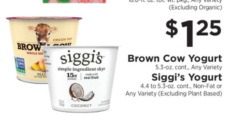 Brown Cow Yogurt / Siggi’s Yogurt