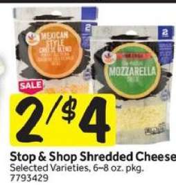 Stop & Shop Shredded Cheese