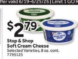 Stop & Shop Soft Cream Cheese