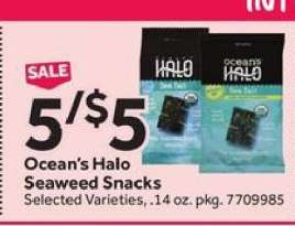 Ocean's Halo Seaweed Snacks