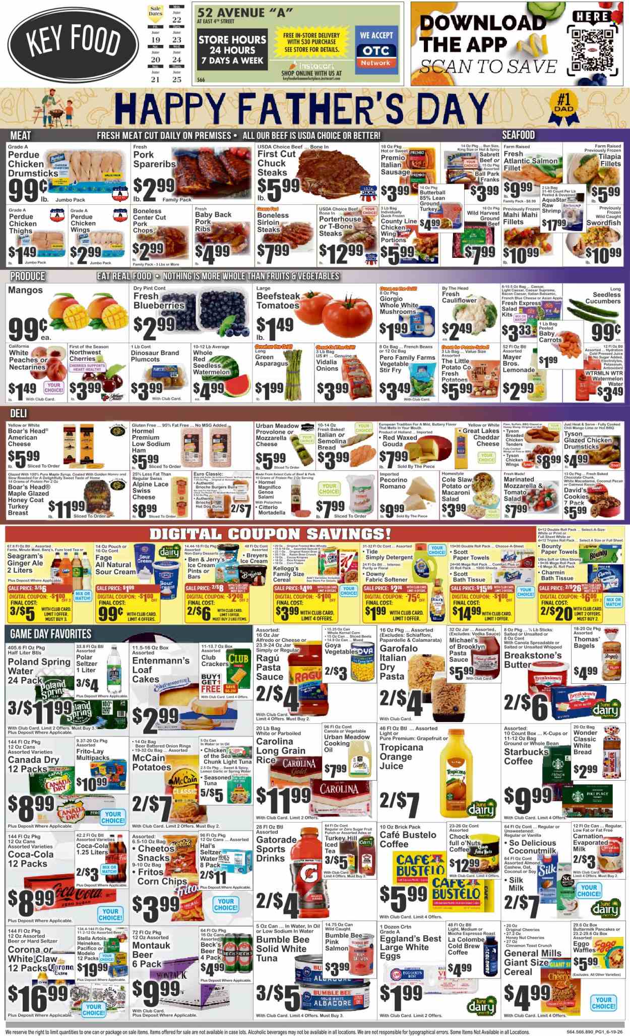 Key Food ad  - 06.19.2026 - 06.25.2026. Page 1
