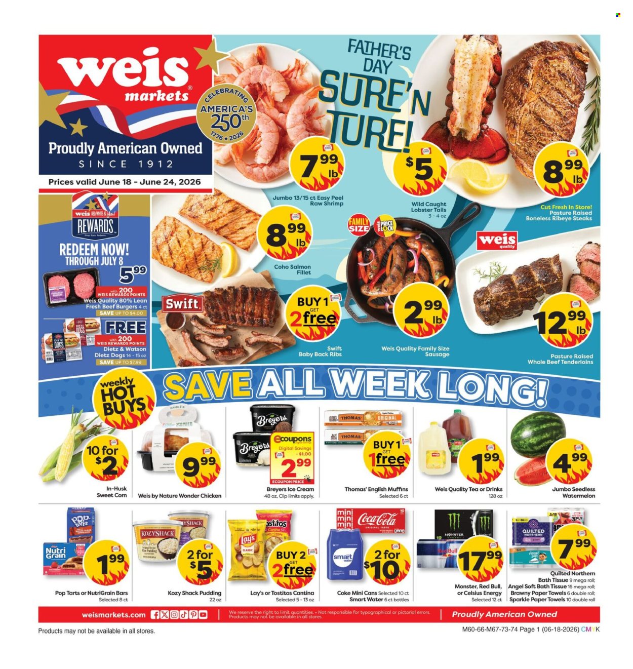Weis ad  - 06.18.2026 - 06.24.2026. Page 1